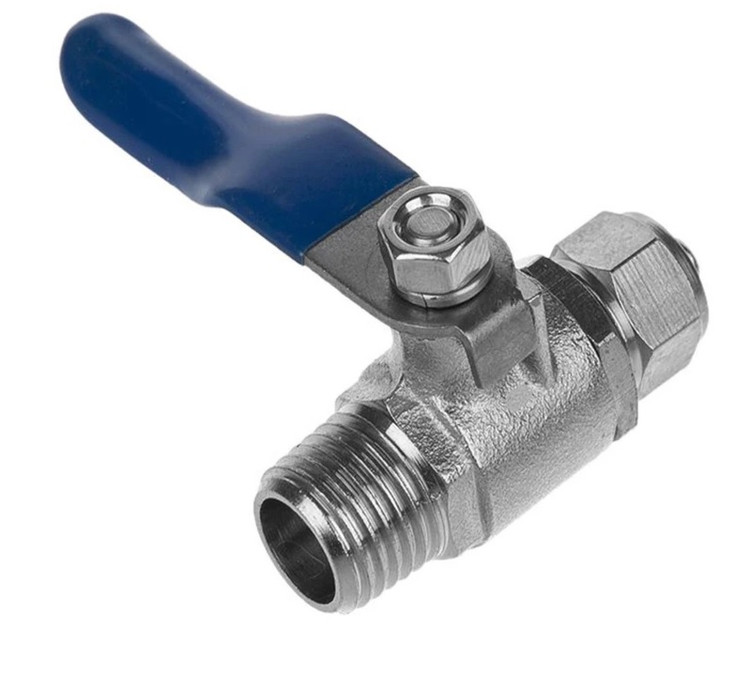 شیر ورودی تصفیه کننده آب خانگی به همراه سه راهی