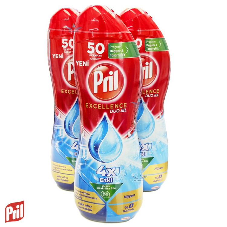 ژل ماشین ظرفشویی دوفاز پریل مدل Hijyen