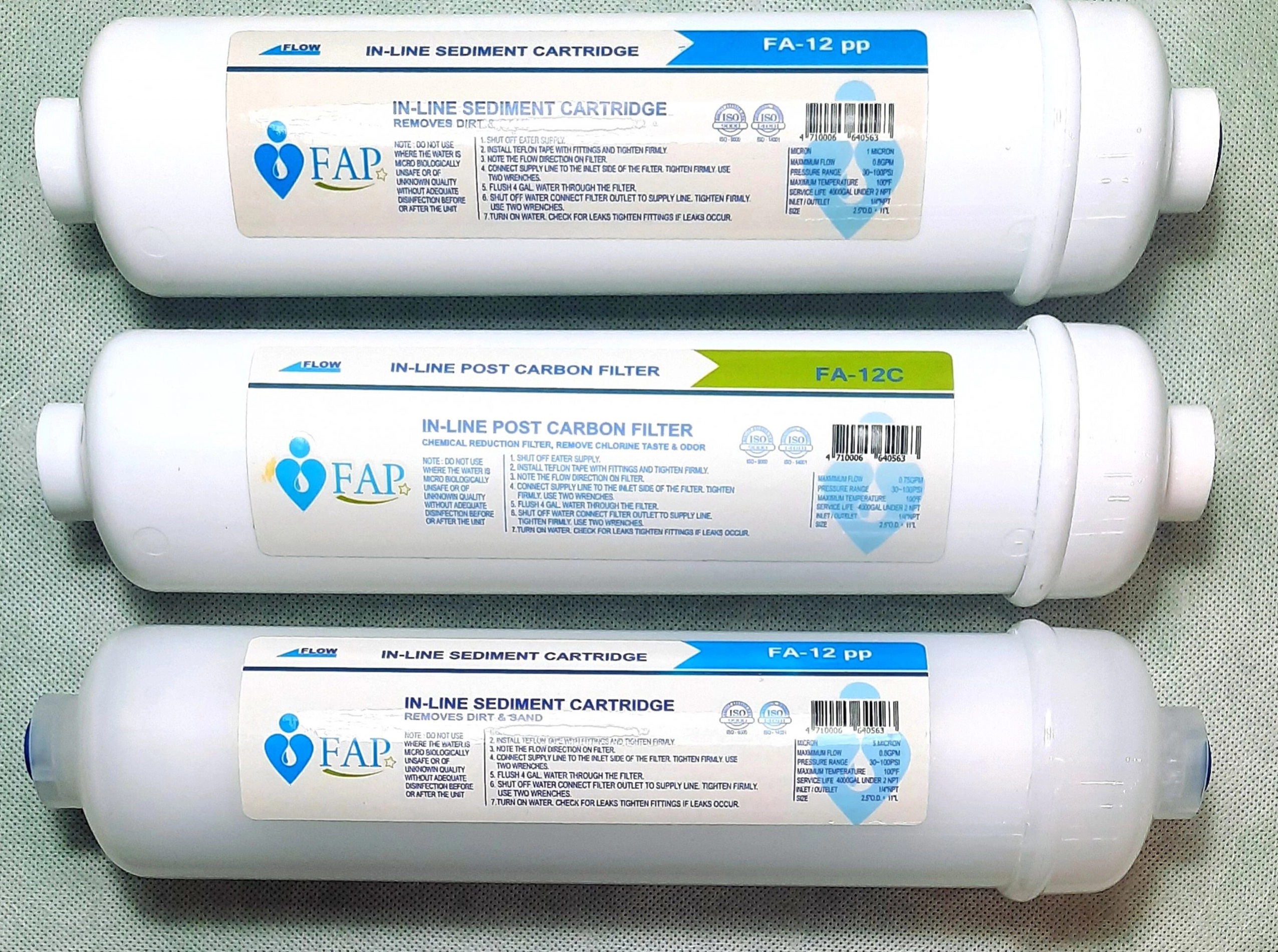 فیلتر پیش تصفیه اینلاین دستگاه تصفیه آب FAP